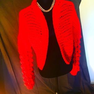 Hand crocheted sweater